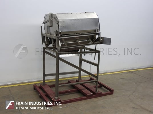Franken USA / Stat Mfg Ltd, Stainless Steel perforated rotary washer, 31" ID x 54" L Stainless Steel rotary - Image 1
