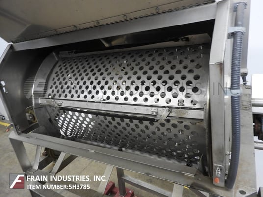 Franken USA / Stat Mfg Ltd, Stainless Steel perforated rotary washer, 31" ID x 54" L Stainless Steel rotary - Image 2