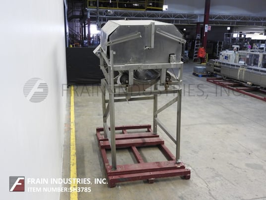 Franken USA / Stat Mfg Ltd, Stainless Steel perforated rotary washer, 31" ID x 54" L Stainless Steel rotary - Image 3