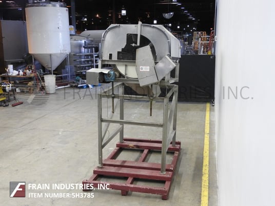 Franken USA / Stat Mfg Ltd, Stainless Steel perforated rotary washer, 31" ID x 54" L Stainless Steel rotary - Image 4