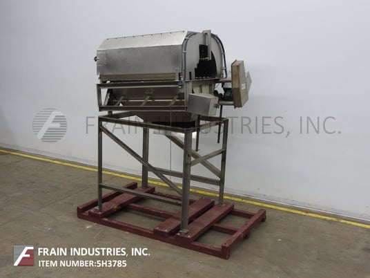 Franken USA / Stat Mfg Ltd, Stainless Steel perforated rotary washer, 31" ID x 54" L Stainless Steel rotary - Image 5