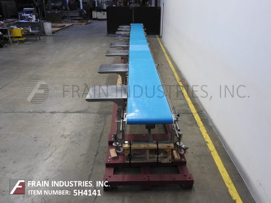 24" wide x 39.7' long, Dorner, Stainess Steel belt conveyor, food grade belt, variable speed control - Image 4