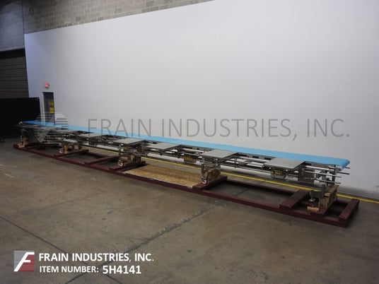 24" wide x 39.7' long, Dorner, Stainess Steel belt conveyor, food grade belt, variable speed control - Image 5