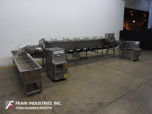 Stainless Steel, steam tunnel & cooling trough, top flip up covers, side steam distributors - Image 5