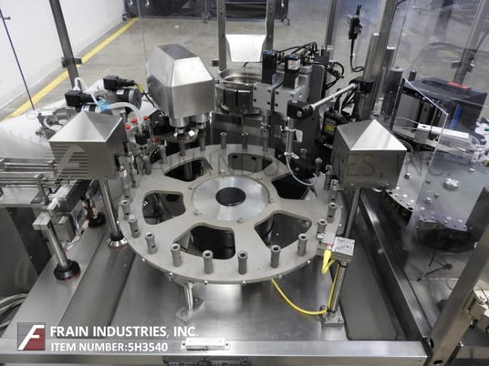 Intellitech Monoblock #AFSM1500, 2-up, automatic, continous motion, Stainless Steel, rotary filler, capper - Image 2