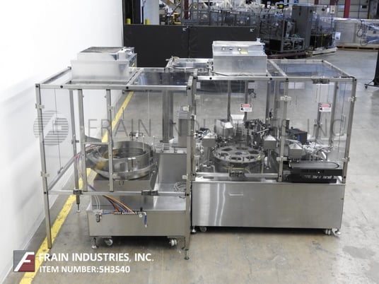 Intellitech Monoblock #AFSM1500, 2-up, automatic, continous motion, Stainless Steel, rotary filler, capper - Image 3