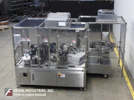 Intellitech Monoblock #AFSM1500, 2-up, automatic, continous motion, Stainless Steel, rotary filler, capper - Image 4