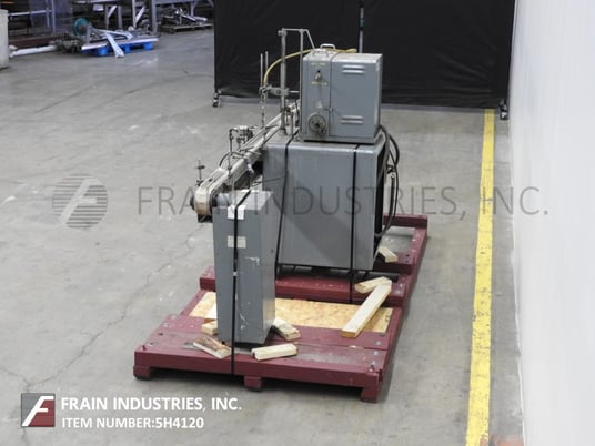 Filamatic #DAB-16, automatic 2 piston filler, 3-18 cycles per minute, mounted base frame with casters and - Image 3