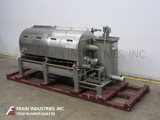 Parkson #RDT100, stainless steel rotary dru, 25-100 GPM, 25" diameter x 40" deep (75 gallon) " flocculation" - Image 1