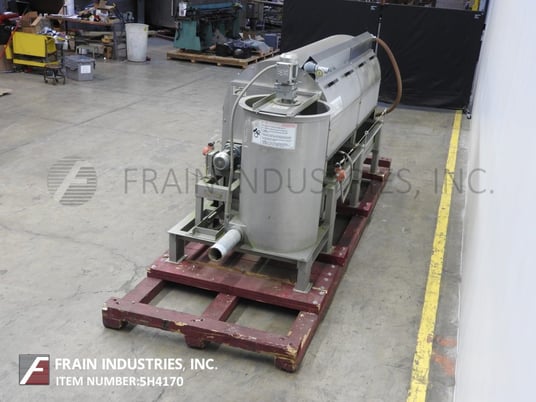 Parkson #RDT100, stainless steel rotary dru, 25-100 GPM, 25" diameter x 40" deep (75 gallon) " flocculation" - Image 3