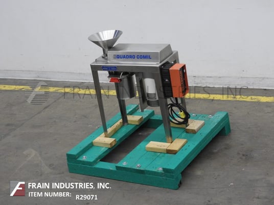 Quadro #197, 316 Stainless Steel particle size reduction Comil, up to 800 lbs per hour, variable speed control - Image 4