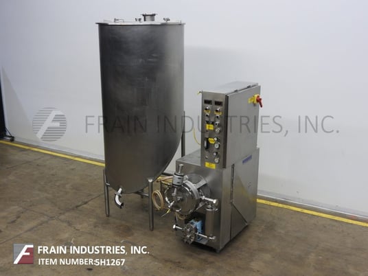 Goodway #CM35, compact, Stainless Steel, continuous, high shear, rotar, stator, aerator mixer, 250-4800 lbs. - Image 1