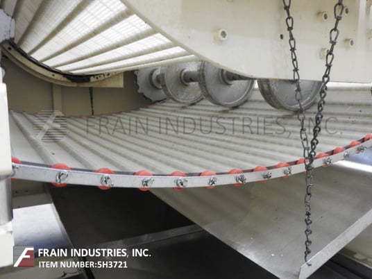 DTG, horizontal coating and polishing belt system, with 45" wide intralox style belt, 28-slot jacketed spray - Image 2