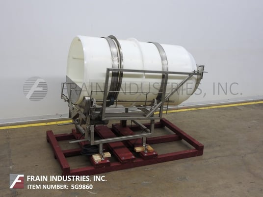 Continuous motion, plastic coating drum, 40" diameter x 78" long coating drum - Image 1