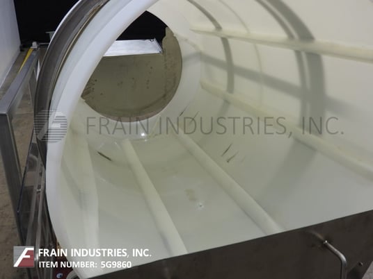 Continuous motion, plastic coating drum, 40" diameter x 78" long coating drum - Image 2