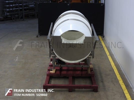 Continuous motion, plastic coating drum, 40" diameter x 78" long coating drum - Image 4