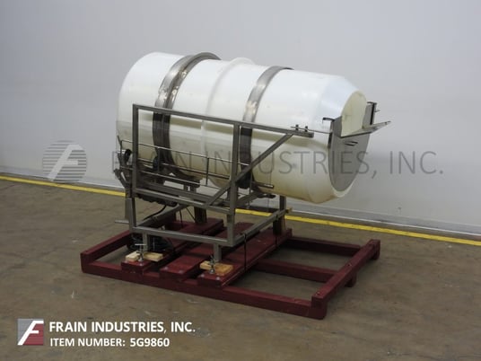 Continuous motion, plastic coating drum, 40" diameter x 78" long coating drum - Image 5