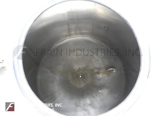 2000 gallon Chicago Pneumatic, 316 Stainless Steel, single wall tank, 84" diameter x 76" straight wall, dome - Image 2