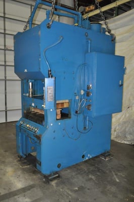 100 Ton, Greenerd #H-100-30L5, hydraulic press, 12" stroke, 20" daylight, 20" x21.25"bed, T-Slotted - Image 5