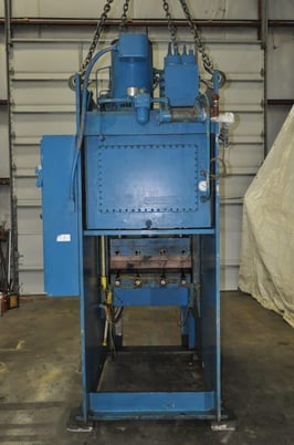 100 Ton, Greenerd #H-100-30L5, hydraulic press, 12" stroke, 20" daylight, 20" x21.25"bed, T-Slotted - Image 8