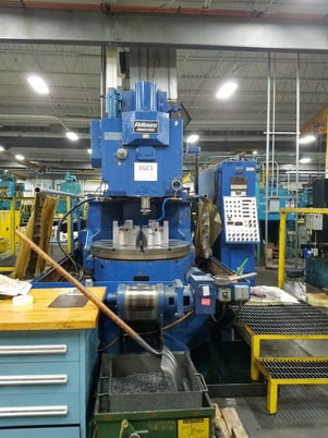 Fellows #50-8 Hydrostroke, 50" dia, 9" stroke, 8" face, 45" tbl,cutter adapter,change gears, #29364 - Image 5