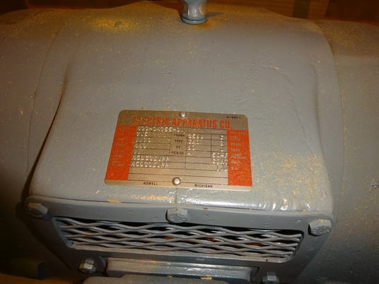 7.5 HP 1170 RPM Frame 256U, turning gear motor,Nema C,new/unused - Image 3