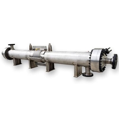 622 sq.ft., 150 psi shell, Precise Finishing, heat exchanger, 316 Stainless Steel, #16253 - Image 1