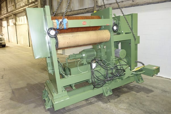 Memco #M50/75, 50" embosser with rolls - Image 2