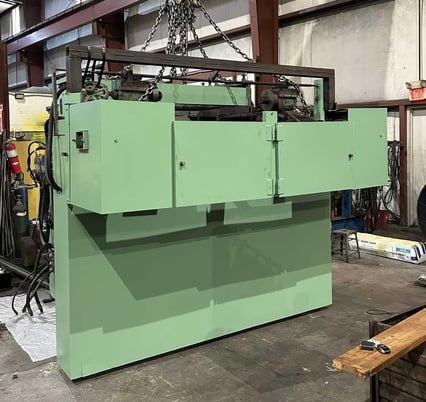 60" x .105" Red Bud, cut-to-length line, 23000 lb.,R to L,coil car,uncoiler,peeler table - Image 3