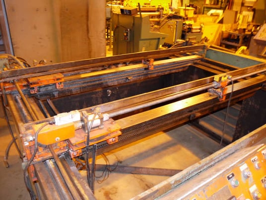 60" x .105" Red Bud, cut-to-length line, 23000 lb.,R to L,coil car,uncoiler,peeler table - Image 8