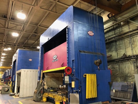 1000 Ton, Danly #U4-1000-180-90, 30" stroke, 79" Shut Height, 30" adj, air clutch & brake, underdriven press - Image 1