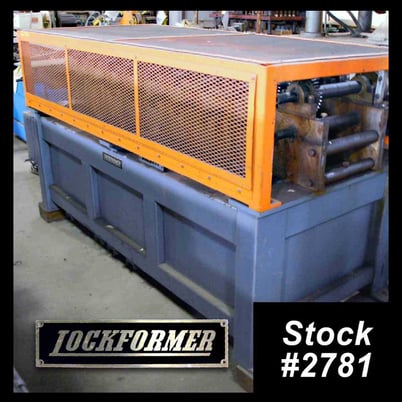 10 Stand, Lockformer #L-810, rollformer, 10 stand x 1-3/8" x 12, #2781 - Image 1