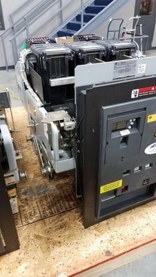 1600 Amps, General Electric, WPF-16, electrically operated, manually operated, drawout, fused, K116LSIGM trip - Image 4