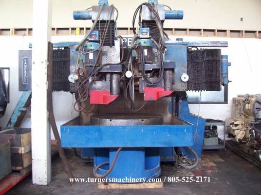 Campbell #AS4860-16D, 20" grinding stroke, 12" wheels, 2 head, 10 HP dual grinding spindles, 1983, $8,500.00 - Image 1