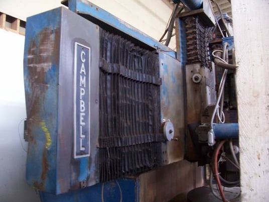 Campbell #AS4860-16D, 20" grinding stroke, 12" wheels, 2 head, 10 HP dual grinding spindles, 1983, $8,500.00 - Image 3