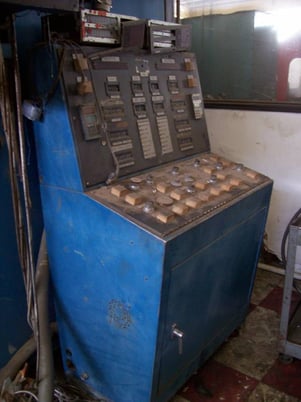 Campbell #AS4860-16D, 20" grinding stroke, 12" wheels, 2 head, 10 HP dual grinding spindles, 1983, $8,500.00 - Image 4