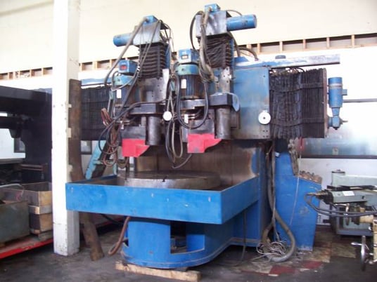 Campbell #AS4860-16D, 20" grinding stroke, 12" wheels, 2 head, 10 HP dual grinding spindles, 1983, $8,500.00 - Image 6