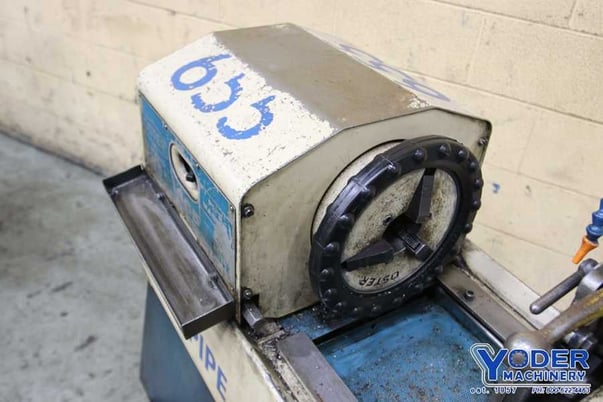 1/8" -2" Oster #665, 12" carriage travel, electric foot pedal, coolant, 1988, #70733 - Image 6