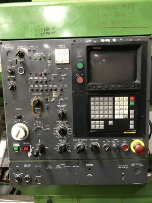 Mazak #Slant-Turn-60U, CNC turning center, 36" swing, 20" chuck, 6.5" spindle bore, 1989 - Image 2