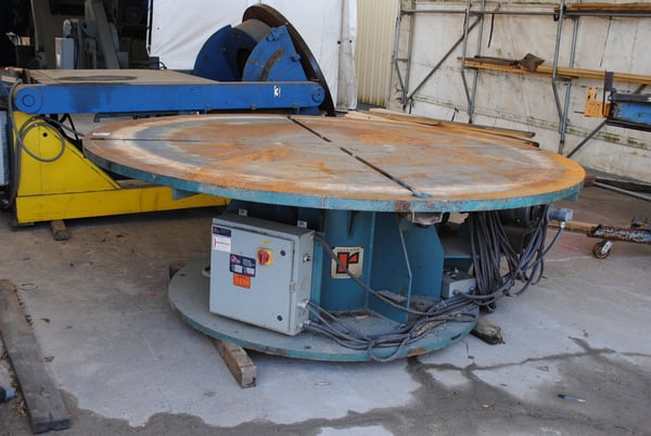 120000 lb. Ransome, floor turntable, 8' table, variable speed, 460 V. input - Image 1