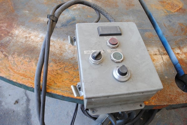 120000 lb. Ransome, floor turntable, 8' table, variable speed, 460 V. input - Image 3