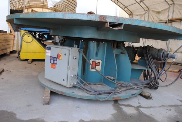 120000 lb. Ransome, floor turntable, 8' table, variable speed, 460 V. input - Image 8