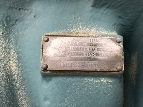 1000 GPM @ 3042' TDH, Bingham, 6x6x11 MSB-D, 6 STG, 3560 RPM, #3229 - Image 1