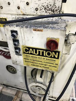 18" x .05" Littell #418-5PD, powered straightener, 5-rolls,loop Control arm, 1954, #10423 - Image 4