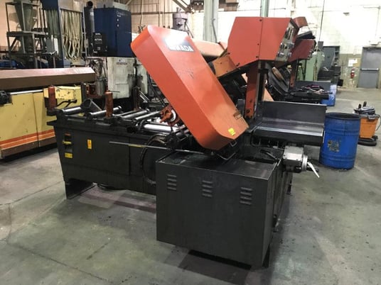 16" x 16" Amada #HA-400W, automatic bandsaw, 295 FPM, 15' x1-1/2" x.050" blade, 1997, #10548 - Image 4