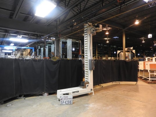 Z style bucket elevator, 8" L x 4-1/4" W x 2-1/2" D buckets, 138" discharge height - Image 1