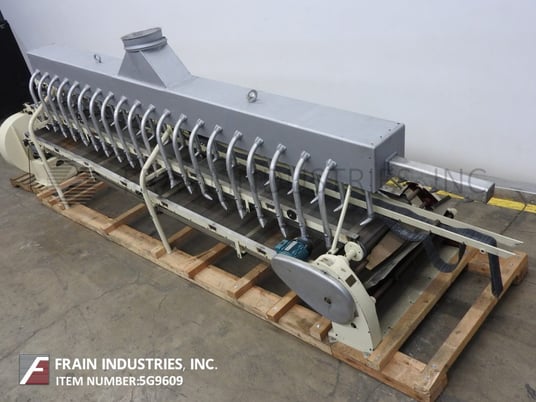 Hansella #71E, 3 tier cooling belt conveyor, 3/4 HP drive, includes 5 ...