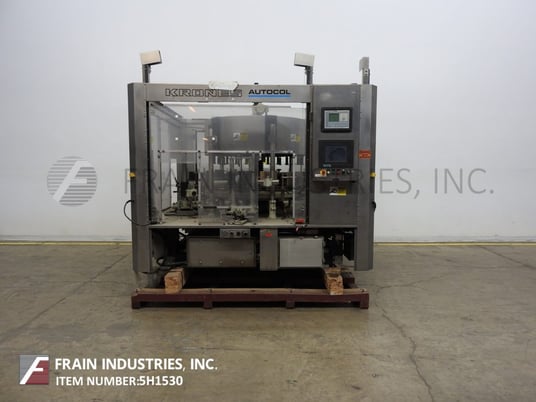 Krones #747-442-Autocol, automatic, 30 station, Stainless Steel, rotary, front, back and neck pressure - Image 4