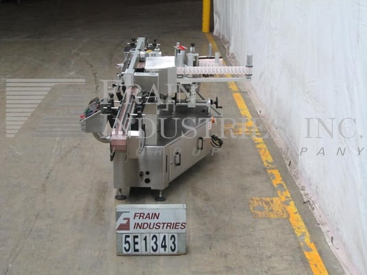 Kalish #LS4000, automatic, inline, Stainless Steel, pressure sensitive wrap labeler, 20-100 cpm, chain - Image 4