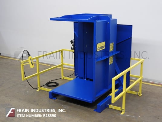 Material Handling Pallet Inverter, Cherrys Industrial #SC75P, free standing, single clamp - Image 1